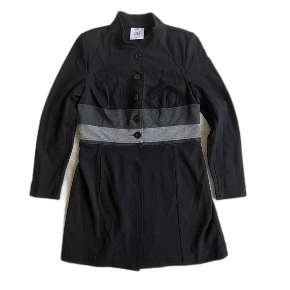 CAbi M #3176 Osaka Nights Convertible Jacket Coat Black Gray Career Classic - Picture 2 of 16